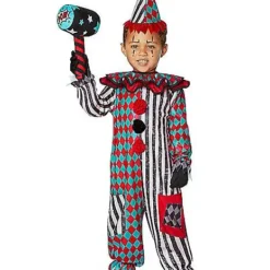 Spirit Halloween Kids Trickster Clown Costume