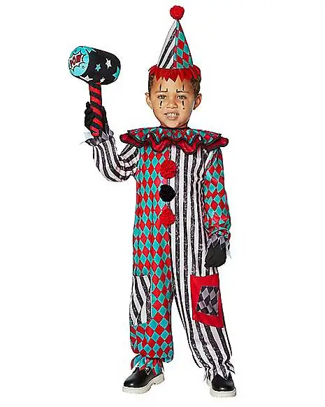 Spirit Halloween Kids Trickster Clown Costume 1 Spirit Halloween Kids Trickster Clown Costume