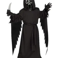 Spirit Halloween Kids Chrome Ghost Face Costume