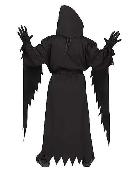 Spirit Halloween Kids Chrome Ghost Face Costume 2 Spirit Halloween Kids Chrome Ghost Face Costume - Image 2