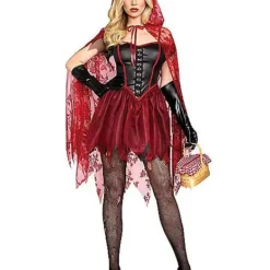 Spirit Halloween Adult Dangerous Red Riding Hood Costume