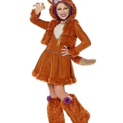 Spirit Halloween Kids Luxurious Fox Costume – The Signature Collection