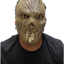 Spirit Halloween Scarecrow Zombie Half Mask