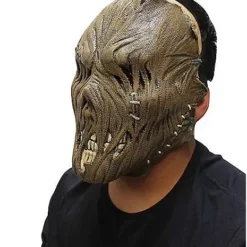 Spirit Halloween Scarecrow Zombie Half Mask -Spirit Halloween Store 01542760 c