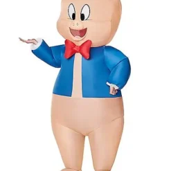 Spirit Halloween Adult Porky Pig Inflatable Costume - Looney Tunes