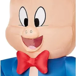 Spirit Halloween Adult Porky Pig Inflatable Costume - Looney Tunes -Spirit Halloween Store 01547900 c