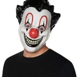 Spirit Halloween Wild Eyes Clown Half Mask
