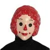 Spirit Halloween Vintage Rag Doll Half Mask