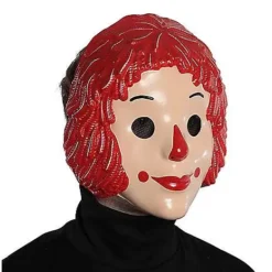 Spirit Halloween Vintage Rag Doll Half Mask -Spirit Halloween Store 01548734 c