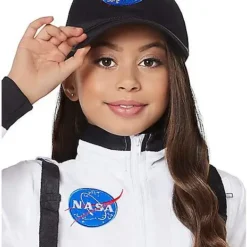 Spirit Halloween Kids White NASA Jumpsuit Costume -Spirit Halloween Store 01548957 c