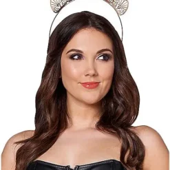 Spirit Halloween Goldtone Halo Headband