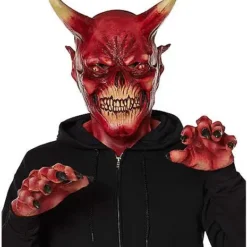 Spirit Halloween Devil Mask With Hands