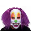 Spirit Halloween Purple Hair Clown Full Mask
