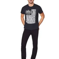 Spirit Halloween An American Tradition T Shirt - The Purge: Anarchy -Spirit Halloween Store 01555499 d