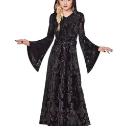 Spirit Halloween Kids Black Hooded Dress
