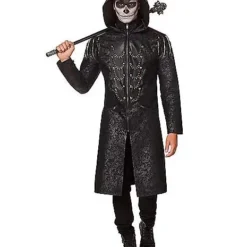 Spirit Halloween Adult Plus Size Skeleton Royalty Jacket
