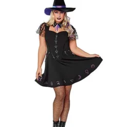 Spirit Halloween Adult Black Magic Witch Costume