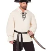 Spirit Halloween Pirate Shirt And Belt Plus Size Costume Kit