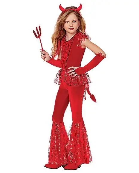 Spirit Halloween Kids Devil Jumpsuit Costume 1 Spirit Halloween Kids Devil Jumpsuit Costume