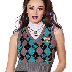 Spirit Halloween Adult Monster High Alumni Sweater Vest
