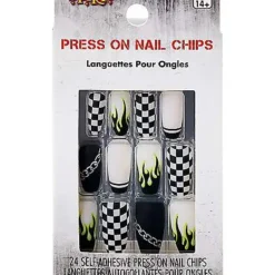 Spirit Halloween Punk Rock Press On Nails -Spirit Halloween Store 01575158 c