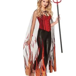 Spirit Halloween Adult Gothic Devil Cape