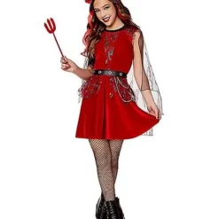 Spirit Halloween Kids Dark Devil Dress Costume