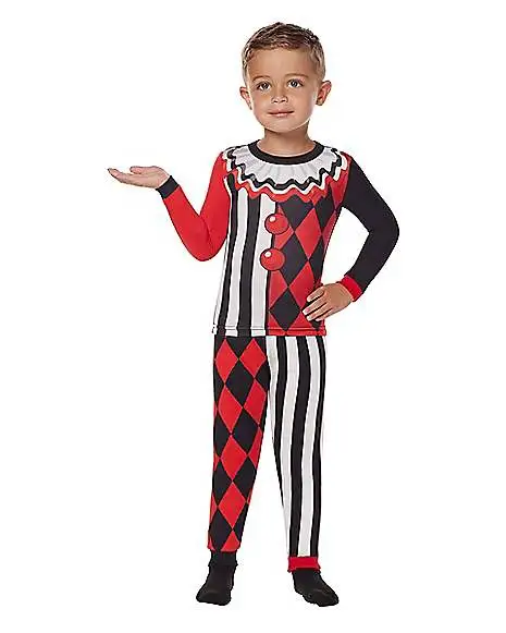 Spirit Halloween Toddler Clown Pajama Set 1 Spirit Halloween Toddler Clown Pajama Set