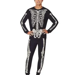 Spirit Halloween Skeleton Pajama Set