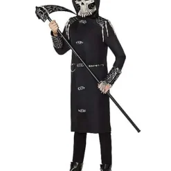 Spirit Halloween Kids Skeleton Undertaker Costume