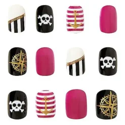 Spirit Halloween Kids Pirate Press On Nails