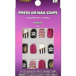 Spirit Halloween Kids Pirate Press On Nails -Spirit Halloween Store 01580638 c