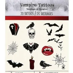 Spirit Halloween Vampire Temporary Tattoos -Spirit Halloween Store 01580661 d
