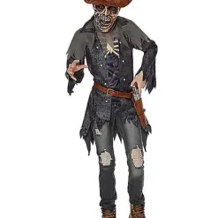 Spirit Halloween Kids Cowboy Corpse Costume