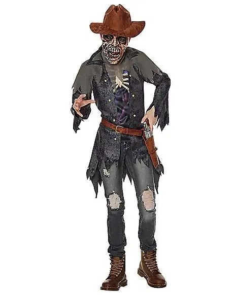 Spirit Halloween Kids Cowboy Corpse Costume 1 Spirit Halloween Kids Cowboy Corpse Costume