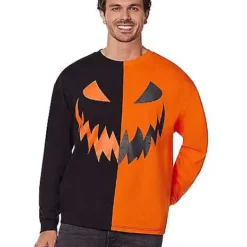 Spirit Halloween Adult Jack-O'-Lantern Sweatshirt