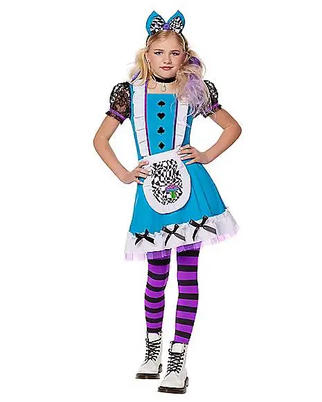 Spirit Halloween Kids Dark Alice Dress Costume 1 Spirit Halloween Kids Dark Alice Dress Costume
