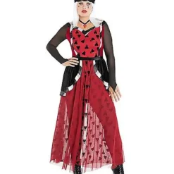 Spirit Halloween Adult Twisted Queen Of Hearts Costume -Spirit Halloween Store 01585694 c