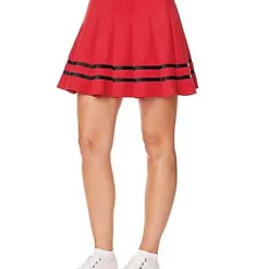 Spirit Halloween Red Cheerleader Skirt