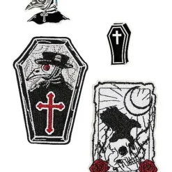 Spirit Halloween Plague Doctor Patch And Pin Set