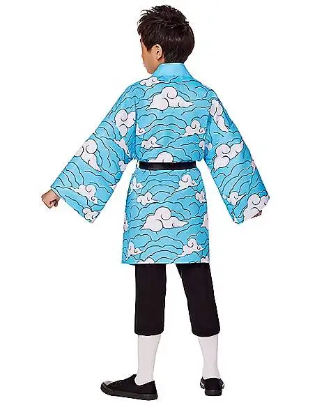 Spirit Halloween Kids Demon Slayer Training Robe 2 Spirit Halloween Kids Demon Slayer Training Robe - Image 2