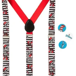 Spirit Halloween Cat In The Hat Suspenders - Dr. Seuss