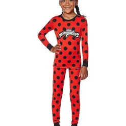Spirit Halloween Kids Miraculous Ladybug Pajama Set