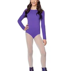 Spirit Halloween Kids Purple Bodysuit