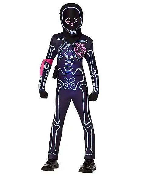 Spirit Halloween Youth Light-Up Fortnite Party Trooper Costume 1 Spirit Halloween Youth Light-Up Fortnite Party Trooper Costume