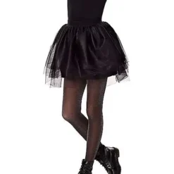 Spirit Halloween Kids Black Tulle Skirt