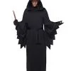 Spirit Halloween Adult Hooded Black Robe Costume