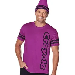 Spirit Halloween Vivid Violet Crayon Costume Kit - Crayola