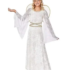 Spirit Halloween Kids White Lace Angel Costume