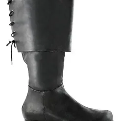 Spirit Halloween Black Pirate Boots